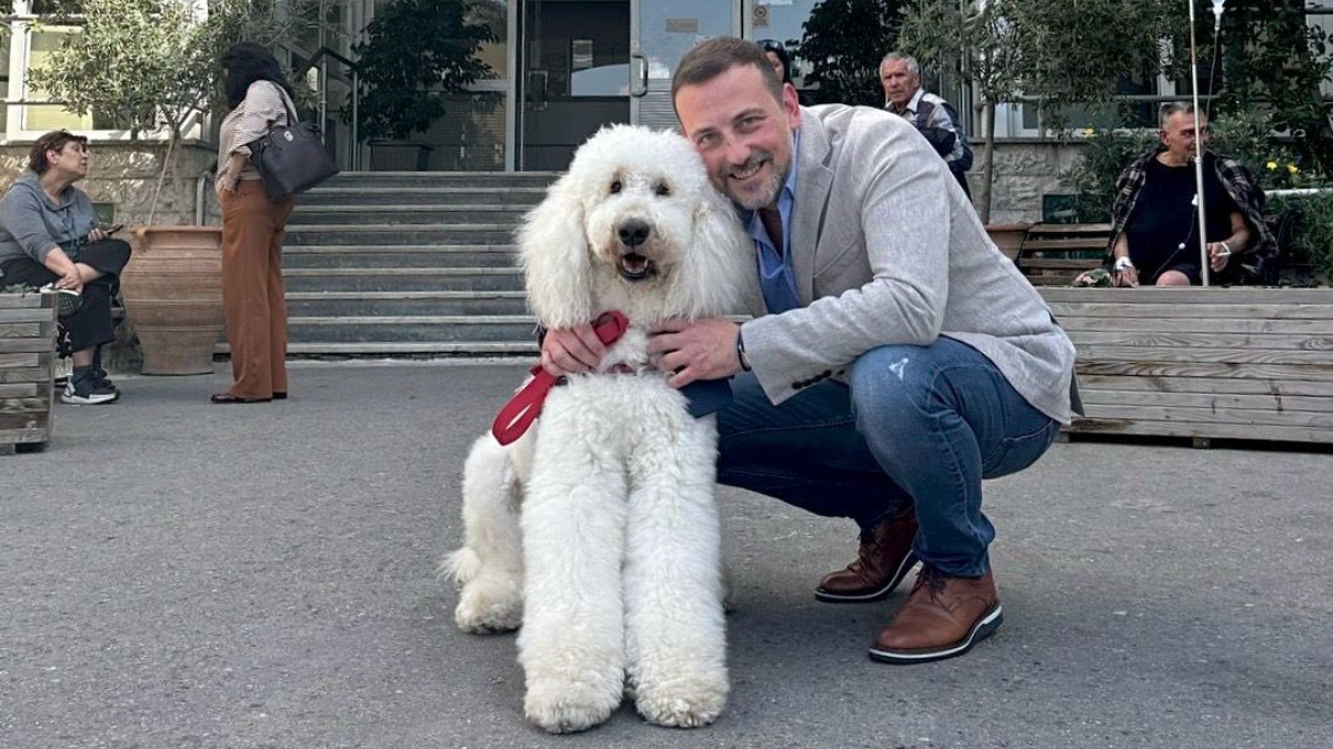 Γεωργιάδης για τους σκύλους θεραπείας στο “Μεταξά” – “Χαρίζουν ανακούφιση, δύναμη και χαμόγελο στους ασθενείς”