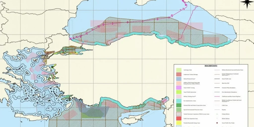 Η Τουρκία «χαρτογραφεί» δύο θαλάσσια πάρκα σε Αιγαίο και Ανατολική Μεσόγειο — απάντηση στις ελληνικές ανακοινώσεις