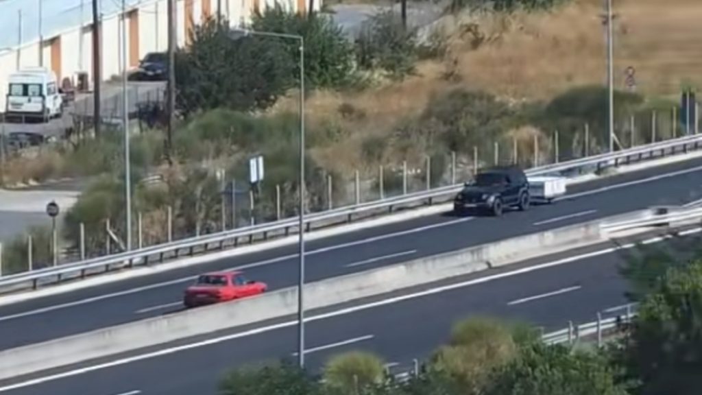 Τρίπολη: Σοκ με οδηγό που κινείται ανάποδα στην Εθνική Οδό (Βίντεο)