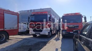 Χανιά: Φωτιά σε αντιπροσωπεία αυτοκινήτων – Μεγάλη κινητοποίηση της πυροσβεστικής