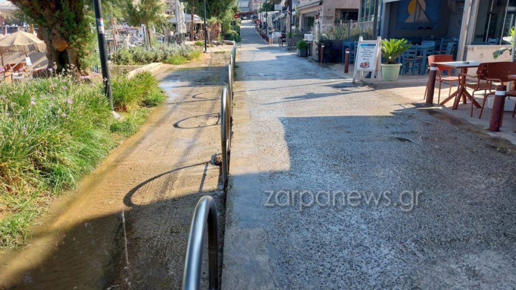 Χανιά: Μέχρι την θάλασσα φτάνουν τα λύματα στην παραλία της Νέας Χώρας