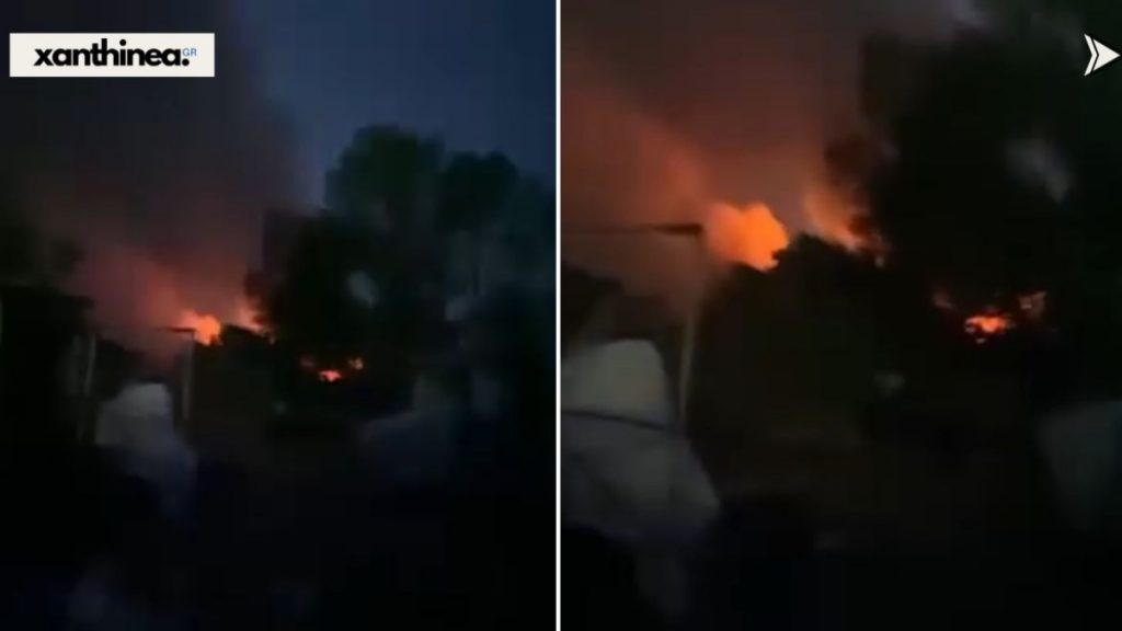 Φωτιά σε χαμηλή βλάστηση στο Πόρτο Λάγος στην Ξάνθη