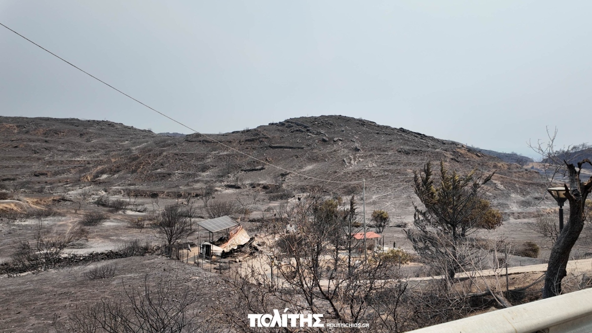 Φωτιά στη Χίο: Μπαράζ μηνυμάτων του 112 για εκκενώσεις οικισμών
