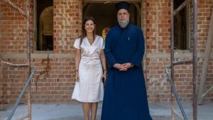 Επίσκεψη Σοφίας Ζαχαράκη στο υπό ανέγερση «Ιωνικό Κέντρο» της Ιεράς Μητροπόλεως Ν. Ιωνίας