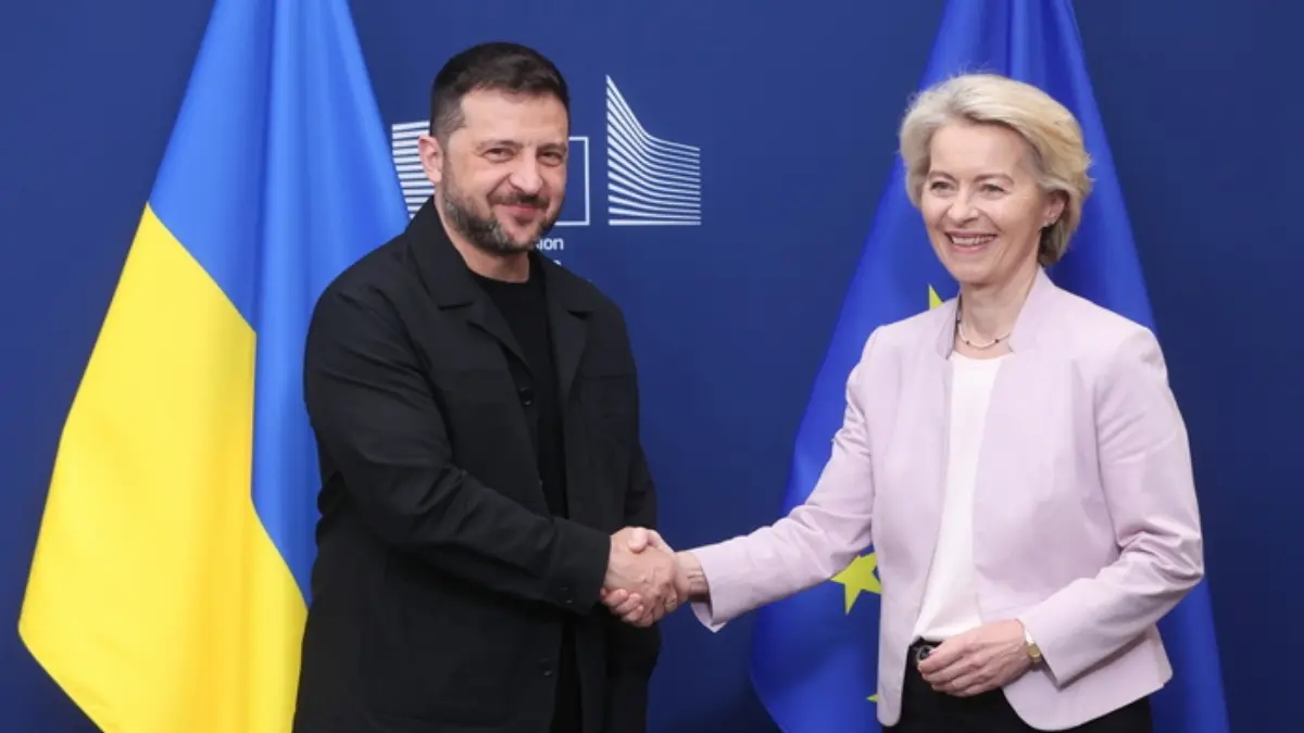 Ουκρανία: Ο Ζελένσκι συζήτησε με την Ούρσουλα φον ντερ Λάιεν τη συνεργασία με τις ΗΠΑ για κυρώσεις κατά της Ρωσίας