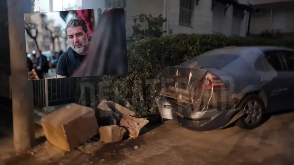 Στην Ευελπίδων σήμερα ο Βασίλης Μπισμπίκης για τις ζημιές που προκάλεσε σε ΙΧ στη Φιλοθέη με το θηριώδες όχημά του