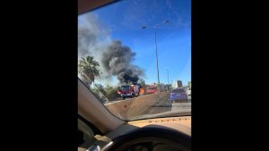 Φωτιά σε αυτοκίνητο στη Λεωφόρο Κηφισίας στο Χαλάνδρι