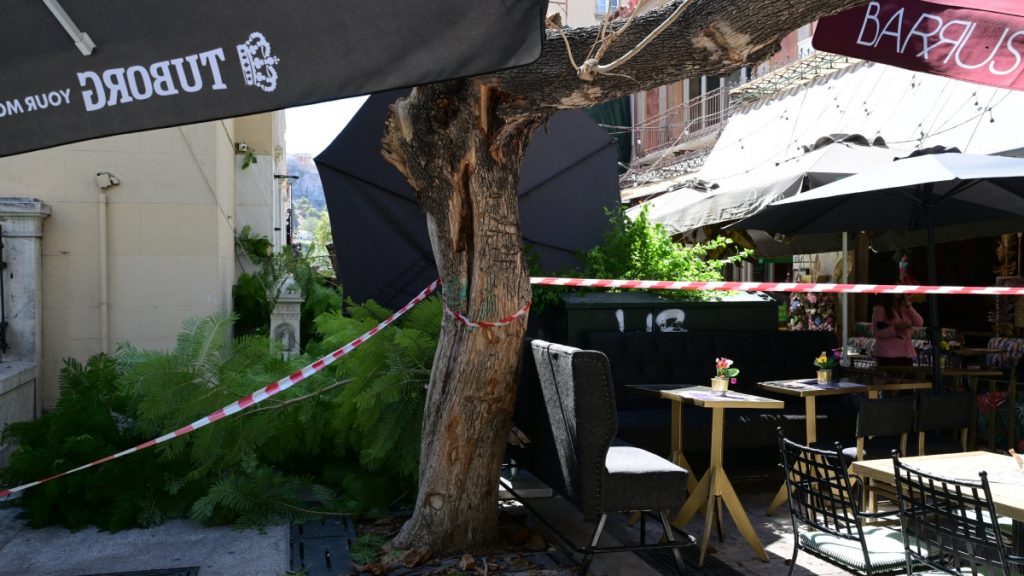 Η ανακοίνωση του Δήμου Αθηναίων για την πτώση του δέντρου στην πλατεία Αγίας Ειρήνης