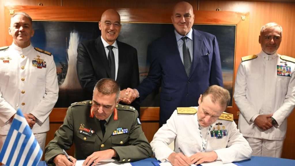 Ν. Δένδιας: Η Ελλάδα υπέγραψε μνημόνιο ναυτικής συνεργασίας με την Ιταλία για να αποκτήσει το Πολεμικό Ναυτικό 2+2 φρεγάτες Bergamini