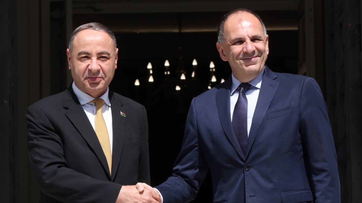 Συνάντηση Γεραπετρίτη με τον ασκούντα χρέη ΥΠΕΞ της Λιβύης