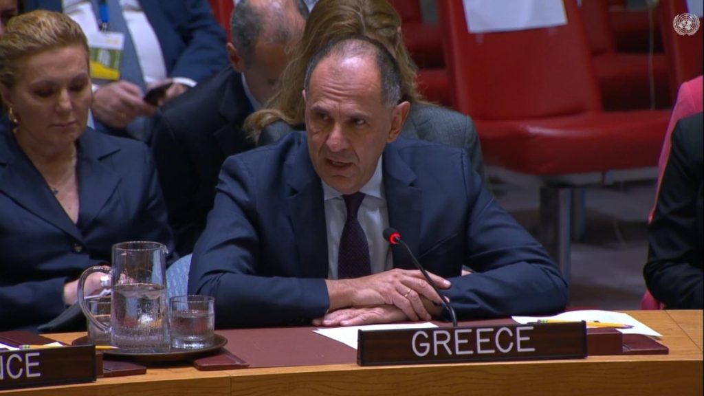 Γεραπετρίτης για Παλαιστινιακό: “Η λύση των δύο κρατών παραμένει ο μόνος βιώσιμος δρόμος προς τα εμπρός”