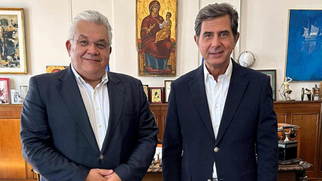 Θεσσαλονίκη: Συνάντηση εργασίας του Νίκου Παπαϊωάννου και του Κωνσταντίνου Γκιουλέκα