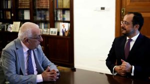 Κακλαμάνης στην Κύπρο: «Υποχρέωση μας η ενότητα για μια ελεύθερη Κύπρο χωρίς στρατεύματα κατοχής»