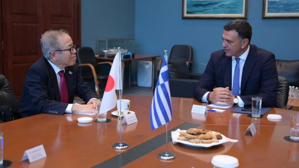 Συνάντηση Κικίλια με τον Ιάπωνα πρέσβη για την ελληνοϊαπωνική συνεργασία στη ναυτιλία