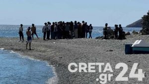 Ηράκλειο: 39 μετανάστες αποβιβάστηκαν στην παραλία Χρυσόστομος