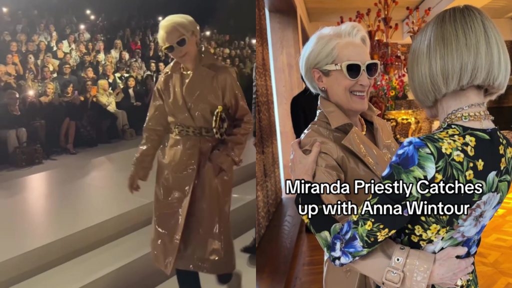 Η Miranda Priestly από την ταινία «The Devil Wears Prada 2» συναντά την Anna Wintour – Δείτε το βίντεο
