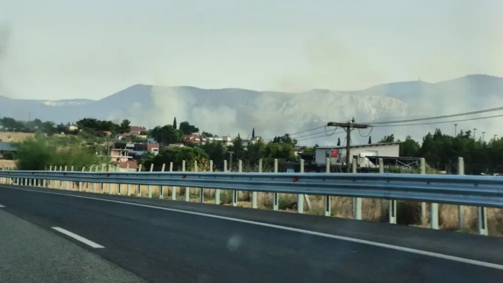 Οριοθετήθηκε φωτιά σε ξέρα χόρτα στα Οινόφυτα