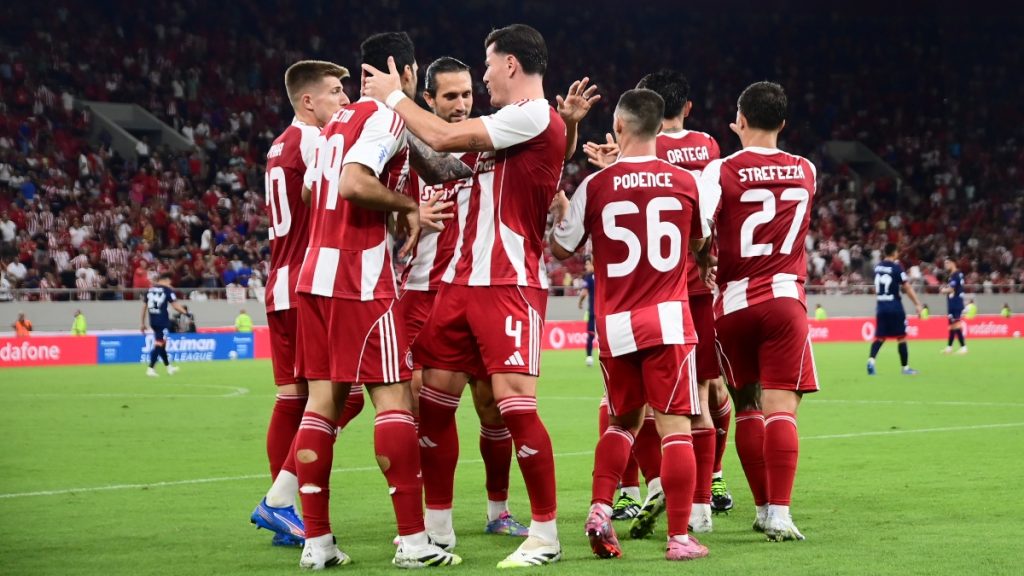 Ο Ολυμπιακός θριαμβεύει 5-0 με Ποντένσε στην επιστροφή του στο “Καραϊσκάκης”