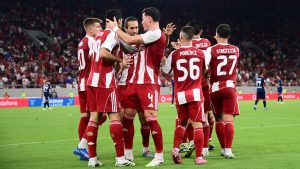 Ο Ολυμπιακός θριαμβεύει 5-0 με Ποντένσε στην επιστροφή του στο “Καραϊσκάκης”