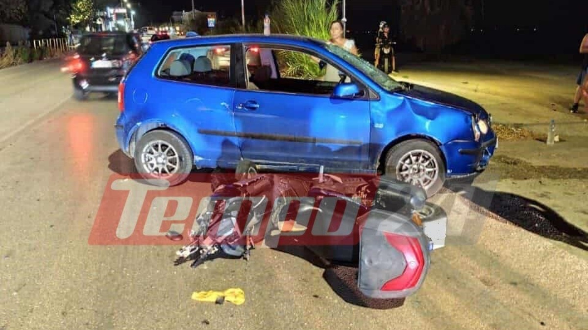 Πάτρα: Τροχαίο με δίκυκλο στην Παραλία – Ένας τραυματίας
