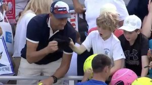 US Open: Ποιος είναι ο Πολωνός CEO της Drogbruk που «έκλεψε» το καπέλο ενός παιδιού
