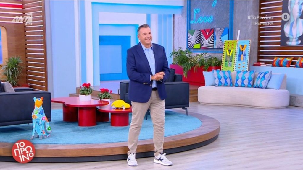Γιώργος Λιάγκας: Πρεμιέρα για το «Πρωινό» σε νέα ώρα στον ΑΝΤ1 – «Έχω πάντα άγχος τα πρώτα λεπτά»