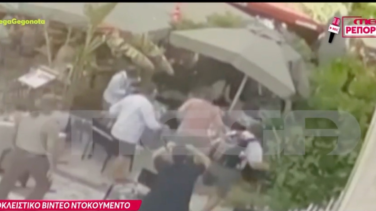 Βίντεο από την πτώση του δέντρου στην πλατεία Αγίας Ειρήνης