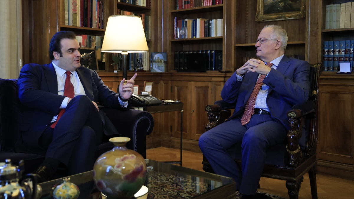 Πιερρακάκης: Συναντήθηκε με τον Κωνσταντίνο Τασούλα στο Προεδρικό Μέγαρο