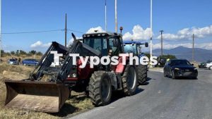 Θεσσαλονίκη: Αγρότες απέκλεισαν δρόμο για την υποχρεωτική δήλωση ΑΤΑΚ
