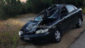 Τροχαίο στη Φθιώτιδα: Αυτοκίνητο συγκρούστηκε με αγελάδα, τραυματίστηκε γυναίκα