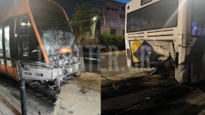 Τροχαίο στον Πειραιά: «Ακούμε ένα δυνατό μπαμ και μετά χαμός», περιγράφει τραυματίας από τη σύγκρουση τραμ με λεωφορείο