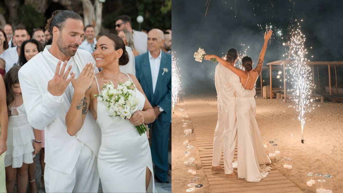 Ευρυδίκη Βαλαβάνη & Γρηγόρης Μόργκαν: Ένας χρόνος από τον γάμο τους – Οι αδημοσίευτες φωτογραφίες