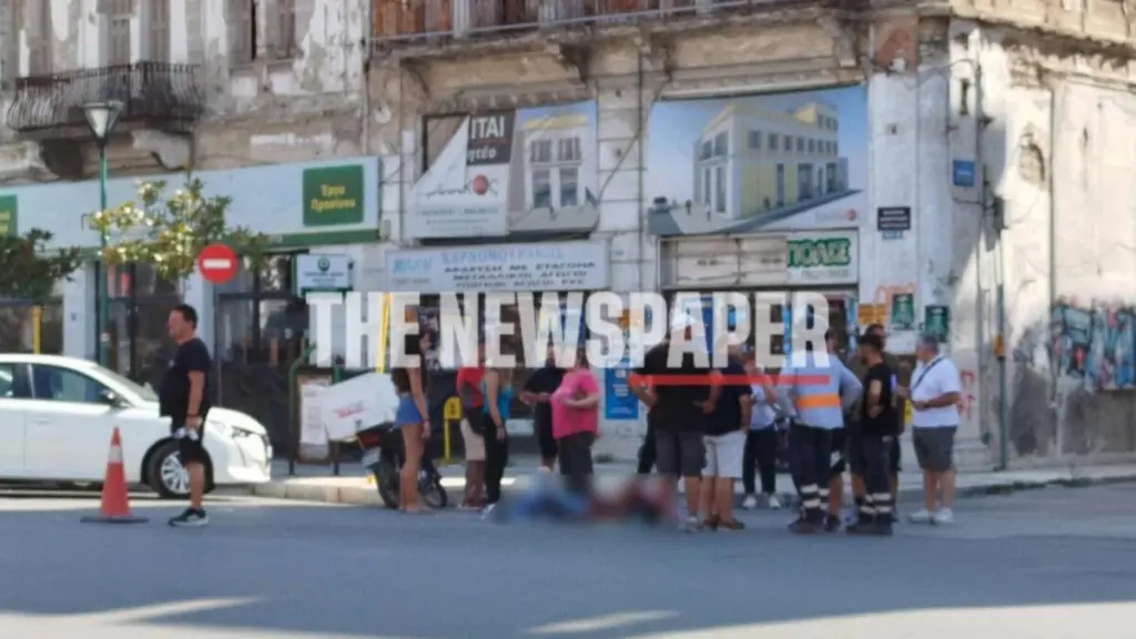 Βόλος: Δύο τραυματίες μετά τη σύγκρουση μηχανών στο κέντρο της πόλης (εικόνες)