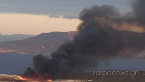 Χανιά: Συναγερμός για πυρκαγιά σε χωματερή – Ισχυρές δυνάμεις στο σημείο