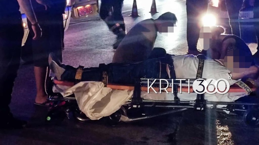 Σοβαρό τροχαίο στα Χανιά – Δύο τραυματίες από σύγκρουση αυτοκινήτου και μηχανής (φωτογραφίες)
