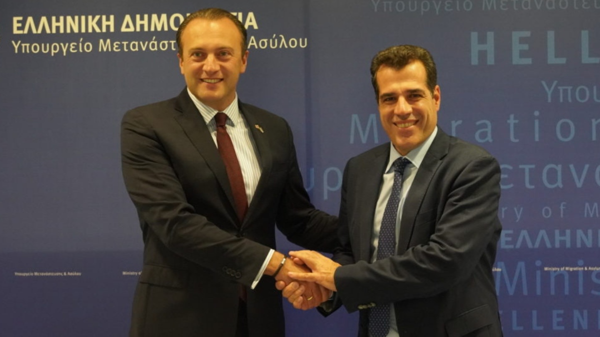 Θάνος Πλεύρης: Συνάντηση με τον Πρέσβη της Γεωργίας στην Ελλάδα, Levan Beridze