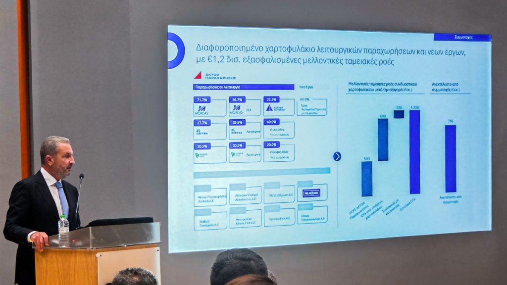 Αλ. Εξάρχου: Ισχυροποίηση του Ομίλου AKTOR με την ενσωμάτωση της ΑΚΤΩΡ Παραχωρήσεις