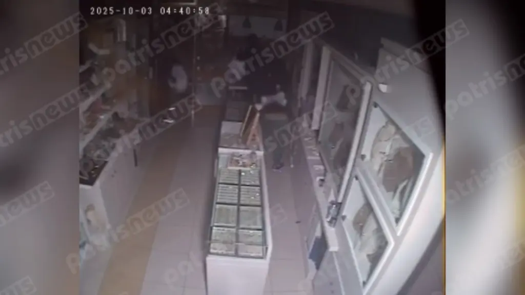 Αμαλιάδα: Κινηματογραφική διάρρηξη με λεία κοσμήματα 150.000 ευρώ (Βίντεο)