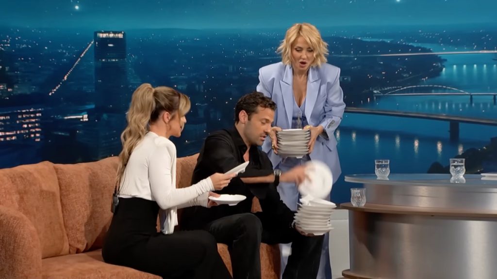 Ο Κωνσταντίνος Αργυρός έσπασε πιάτα on air σε εκπομπή της Σερβίας (βίντεο)