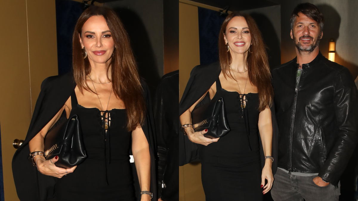 Μπέττυ Μαγγίρα: Σπάνια βραδινή έξοδος στο Posidonio με τον σύζυγό της, Δημήτρη Μάζη (pics)