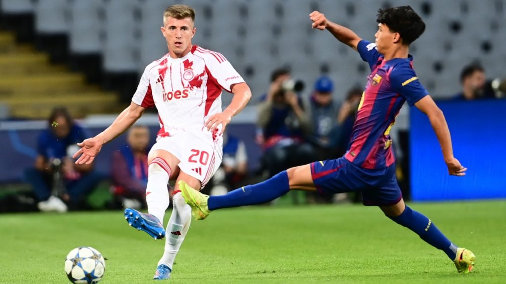 Μπαρτσελόνα – Ολυμπιακός 1-0: LIVE η μάχη των «ερυθρολεύκων» για την League Phase του Champions League