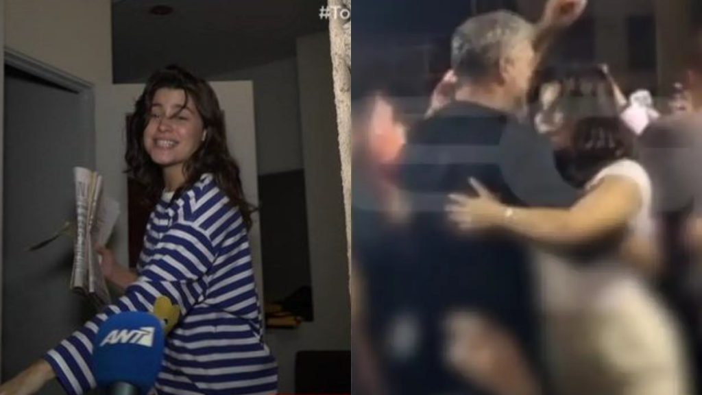 Δανάη Παππά: Η πρώτη on camera αντίδραση μετά την κοινή εμφάνιση σε γλέντι με τον Βασίλη Μπισμπίκη (vid)