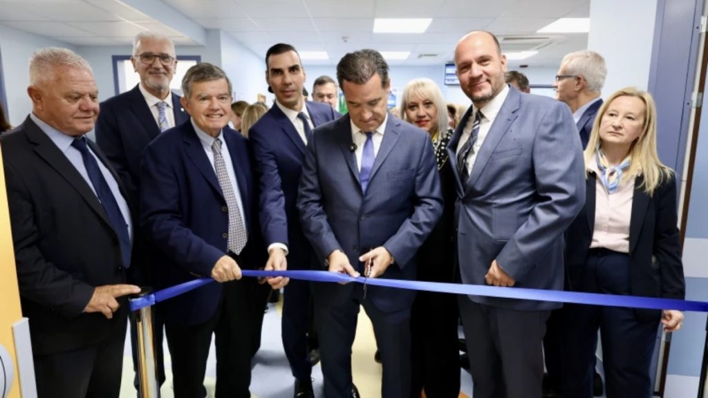 Ο Γεωργιάδης στα εγκαίνια του Παίδων «Η Αγία Σοφία» – Ανακαινισμένα τα εργαστήρια του Καρδιολογικού Τμήματος