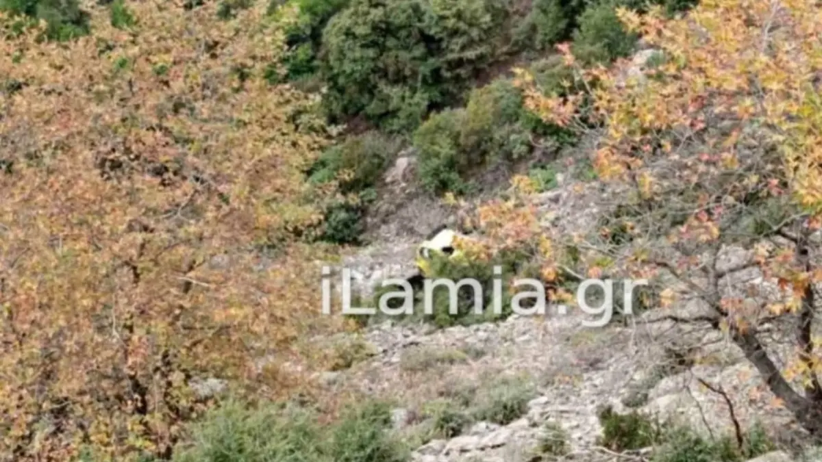 Τραγωδία στην Ευρυτανία: Νεκρός 39χρονος που έπεσε με το αυτοκίνητό του σε χαράδρα 60 μέτρων