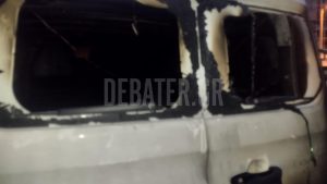 Φωτιά σε πυλωτή πολυκατοικίας στον Άγιο Δημήτριο – Στις φλόγες αυτοκίνητο και μηχανάκι (φωτογραφία)