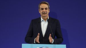 Μητσοτάκης στο συνέδριο της ΟΝΝΕΔ: Μόνο η ΝΔ εγγυάται ότι θα πάμε μπροστά με ασφάλεια και ελπίδα