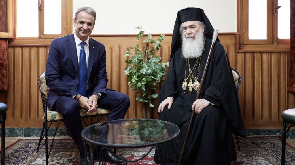 Μητσοτάκης από Σινά: “Εθνικό καθήκον το ενδιαφέρον για την Μονή” (Εικόνες)