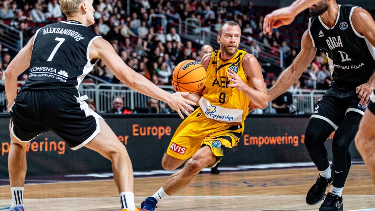 Ρίγα – ΑΕΚ 53-69: Νικηφόρα πρεμιέρα στη Λετονία