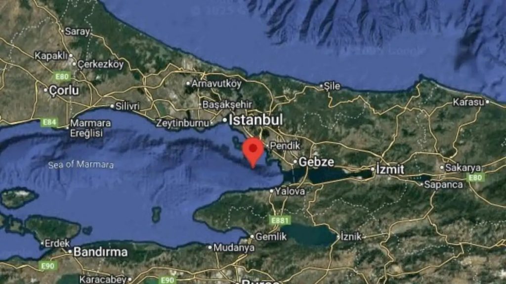Σεισμός 5 Ρίχτερ ανοικτά της θάλασσας του Μαρμαρά στην Τουρκία