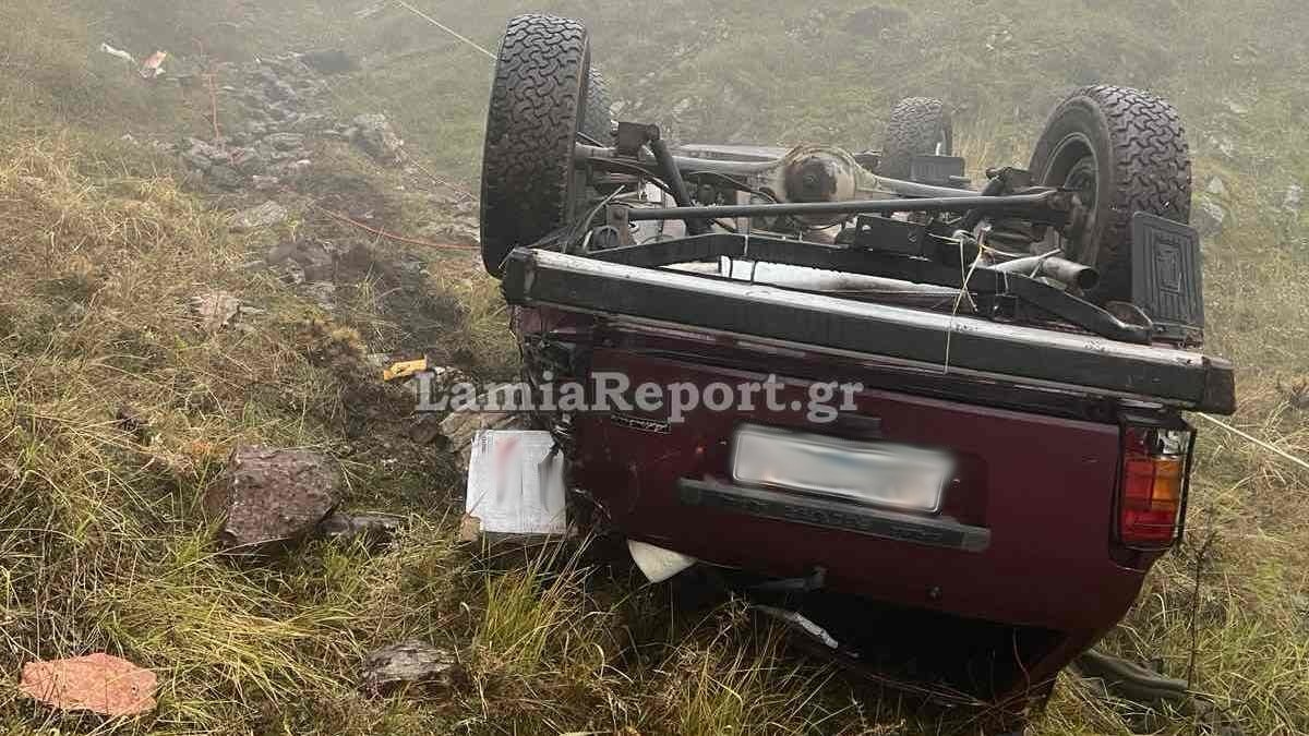 Τραγωδία στην Ευρυτανία: Τζιπ με δύο κυνηγούς έπεσε σε γκρεμό – Νεκρός ένας 75χρονος (φωτογραφία)